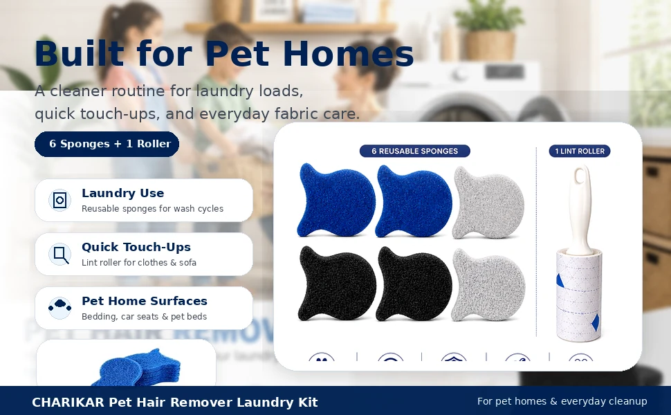 CHARIKAR Pet Hair Remover premium project artwork